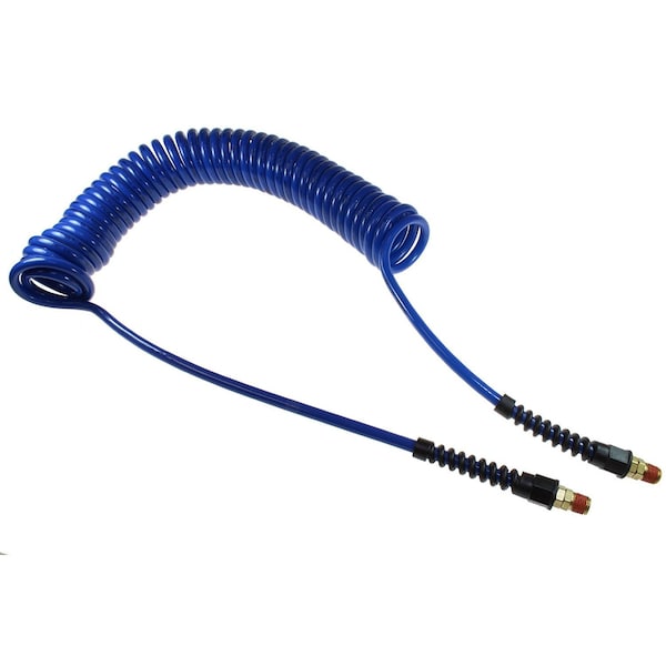 Flexcoil 1/4" ID x 25 ' 1/4" MPT Swivel x Rigid Dark Blue